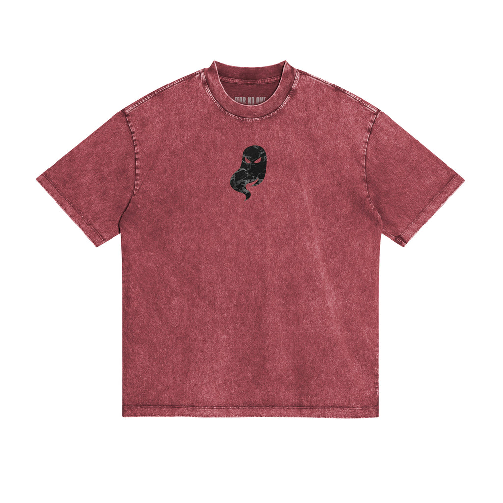 Marble Logo Tee - Red
